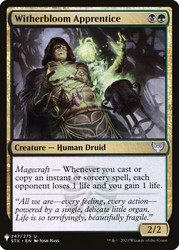 Witherbloom Apprentice\nPlaneswalker Symbol Reprints\nSingle\nMagic The Gathering