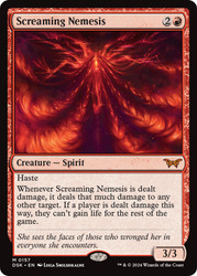 Screaming Nemesis\nDuskmourn: House of Horror\nSingle\nMagic The Gathering
