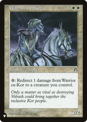 Warrior en-Kor\nPlaneswalker Symbol Reprints\nSingle\nMagic The Gathering