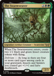The Swarmweaver (#236)\nDuskmourn: House of Horror\nSingle\nMagic The Gathering