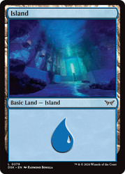 Island (#279)\nDuskmourn: House of Horror\nSingle\nMagic The Gathering