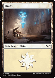Plains (#277)\nDuskmourn: House of Horror\nSingle\nMagic The Gathering