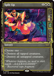 Split Up (Showcase)\nDuskmourn: House of Horror - Variants\nSingle\nMagic The Gathering