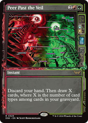 Peer Past the Veil (Showcase)\nDuskmourn: House of Horror - Variants\nSingle\nMagic The Gathering
