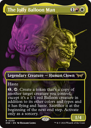 The Jolly Balloon Man (Borderless)\nDuskmourn: House of Horror - Variants\nSingle\nMagic The Gathering