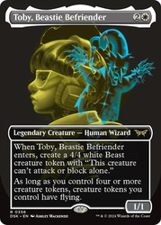 Toby, Beastie Befriender (Borderless)\nDuskmourn: House of Horror - Variants\nSingle\nMagic The Gathering