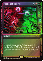 Peer Past the Veil (Showcase)\nDuskmourn: House of Horror - Variants\nSingle\nMagic The Gathering
