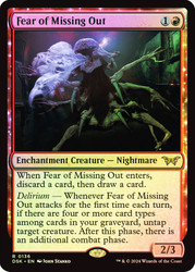 Fear of Missing Out\nDuskmourn: House of Horror\nSingle\nMagic The Gathering