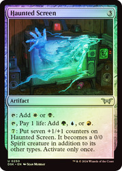 Haunted Screen\nDuskmourn: House of Horror\nSingle\nMagic The Gathering