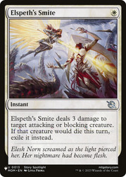 Elspeth's Smite\nPlaneswalker Symbol Reprints\nSingle\nMagic The Gathering