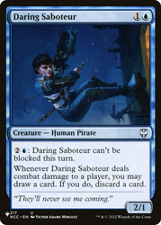 Daring Saboteur\nPlaneswalker Symbol Reprints\nSingle\nMagic The Gathering