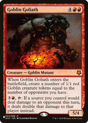 Goblin Goliath\nPlaneswalker Symbol Reprints\nSingle\nMagic The Gathering