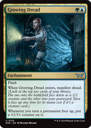 Growing Dread\nDuskmourn: House of Horror\nSingle\nMagic The Gathering
