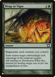 Wrap in Vigor\nPlaneswalker Symbol Reprints\nSingle\nMagic The Gathering