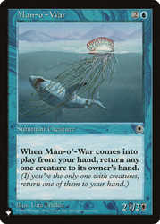 Man-o'-War (Portal)
Mystery Booster / The List
Single
Magic: The Gathering