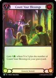 Count Your Blessings Red Singles