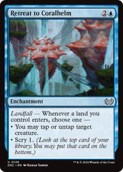 Retreat to Coralhelm\nDuskmourn: House of Horror Commander\nSingle\nMagic The Gathering