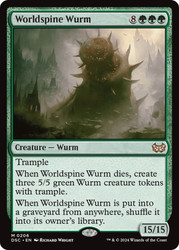 Worldspine Wurm\nDuskmourn: House of Horror Commander\nSingle\nMagic The Gathering