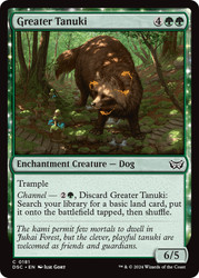 Greater Tanuki\nDuskmourn: House of Horror Commander\nSingle\nMagic The Gathering