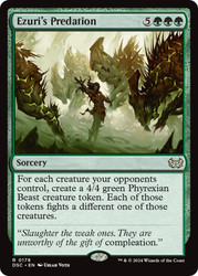 Ezuri's Predation\nDuskmourn: House of Horror Commander\nSingle\nMagic The Gathering