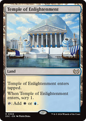 Temple of Enlightenment\nDuskmourn: House of Horror Commander\nSingle\nMagic The Gathering
