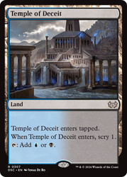 Temple of Deceit\nDuskmourn: House of Horror Commander\nSingle\nMagic The Gathering