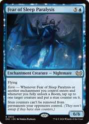 Fear of Sleep Paralysis\nDuskmourn: House of Horror Commander\nSingle\nMagic The Gathering