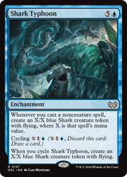 Shark Typhoon\nDuskmourn: House of Horror Commander\nSingle\nMagic The Gathering
