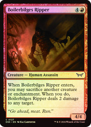 Boilerbilges Ripper\nDuskmourn: House of Horror\nSingle\nMagic The Gathering