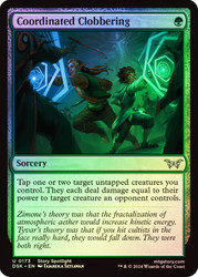 Coordinated Clobbering\nDuskmourn: House of Horror\nSingle\nMagic The Gathering