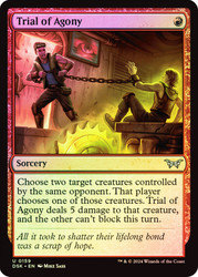 Trial of Agony\nDuskmourn: House of Horror\nSingle\nMagic The Gathering