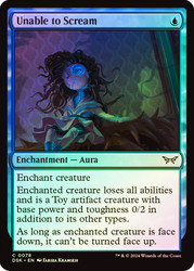 Unable to Scream\nDuskmourn: House of Horror\nSingle\nMagic The Gathering