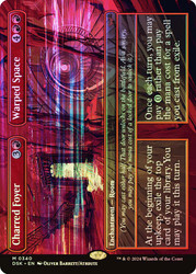 Charred Foyer // Warped Space (Borderless)\nDuskmourn: House of Horror - Variants\nSingle\nMagic The Gathering