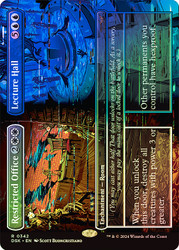 Restricted Office // Lecture Hall (Borderless)\nDuskmourn: House of Horror - Variants\nSingle\nMagic The Gathering