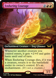 Enduring Courage (Extended Art)\nDuskmourn: House of Horror - Variants\nSingle\nMagic The Gathering