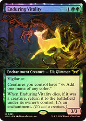 Enduring Vitality (Extended Art)\nDuskmourn: House of Horror - Variants\nSingle\nMagic The Gathering