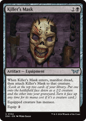 Killer's Mask\nDuskmourn: House of Horror\nSingle\nMagic The Gathering