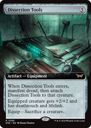 Dissection Tools (Extended Art)\nDuskmourn: House of Horror - Variants\nSingle\nMagic The Gathering