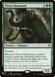 Thorn Mammoth\nPlaneswalker Symbol Reprints\nSingle\nMagic The Gathering