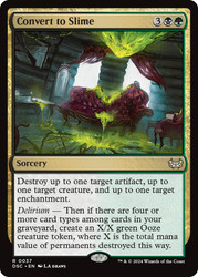 Convert to Slime\nDuskmourn: House of Horror Commander\nSingle\nMagic The Gathering