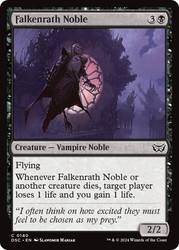 Falkenrath Noble\nDuskmourn: House of Horror Commander\nSingle\nMagic The Gathering