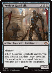 Noxious Gearhulk\nDuskmourn: House of Horror Commander\nSingle\nMagic The Gathering