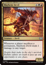 Mayhem Devil\nDuskmourn: House of Horror Commander\nSingle\nMagic The Gathering