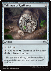 Talisman of Resilience\nDuskmourn: House of Horror Commander\nSingle\nMagic The Gathering