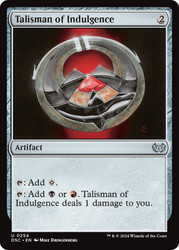 Talisman of Indulgence\nDuskmourn: House of Horror Commander\nSingle\nMagic The Gathering