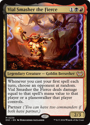 Vial Smasher the Fierce\nDuskmourn: House of Horror Commander\nSingle\nMagic The Gathering