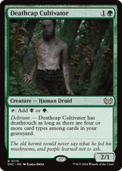 Deathcap Cultivator\nDuskmourn: House of Horror Commander\nSingle\nMagic The Gathering
