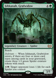 Ishkanah, Grafwidow\nDuskmourn: House of Horror Commander\nSingle\nMagic The Gathering