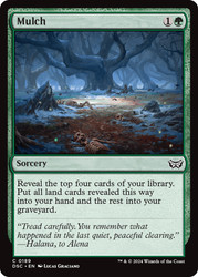 Mulch\nDuskmourn: House of Horror Commander\nSingle\nMagic The Gathering