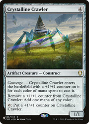 Crystalline Crawler (Commander Anthology Volume II)\nPlaneswalker Symbol Reprints\nSingle\nMagic The Gathering